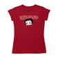 Betty Boop Red Lips Face And Logo Women's T-Shirt