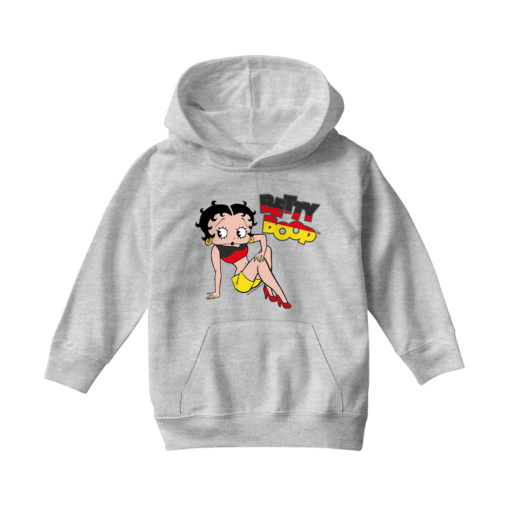 Betty Boop German Flag Clothing Kids Hooded Sweatshirt