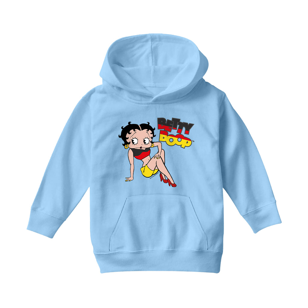 Betty Boop German Flag Clothing Kids Hooded Sweatshirt