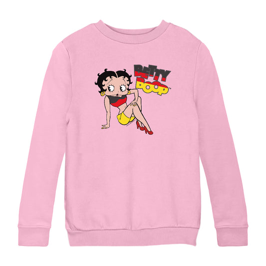 Betty Boop German Flag Clothing Kids Sweatshirt