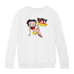 Betty Boop German Flag Clothing Kids Sweatshirt
