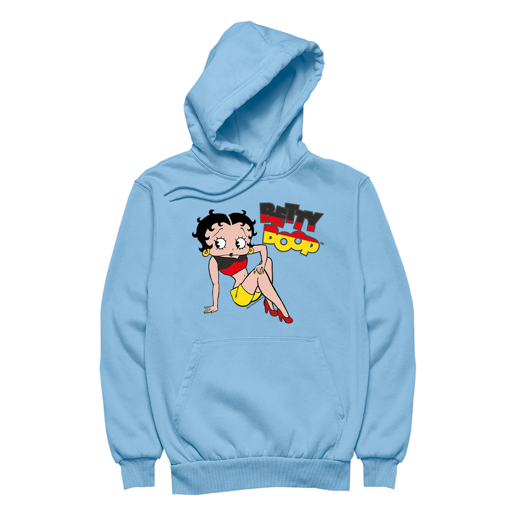Betty Boop German Flag Clothing Men's Hooded Sweatshirt