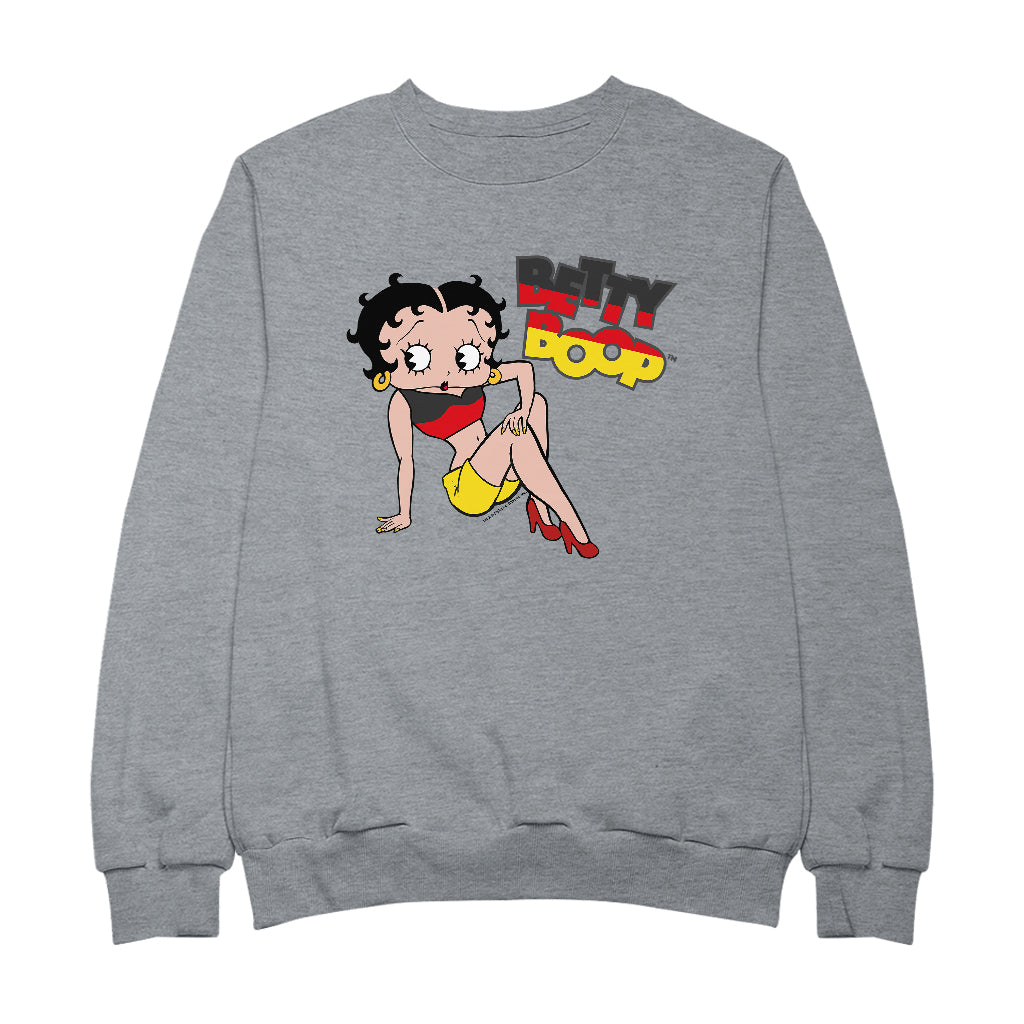 Betty Boop German Flag Clothing Men's Sweatshirt