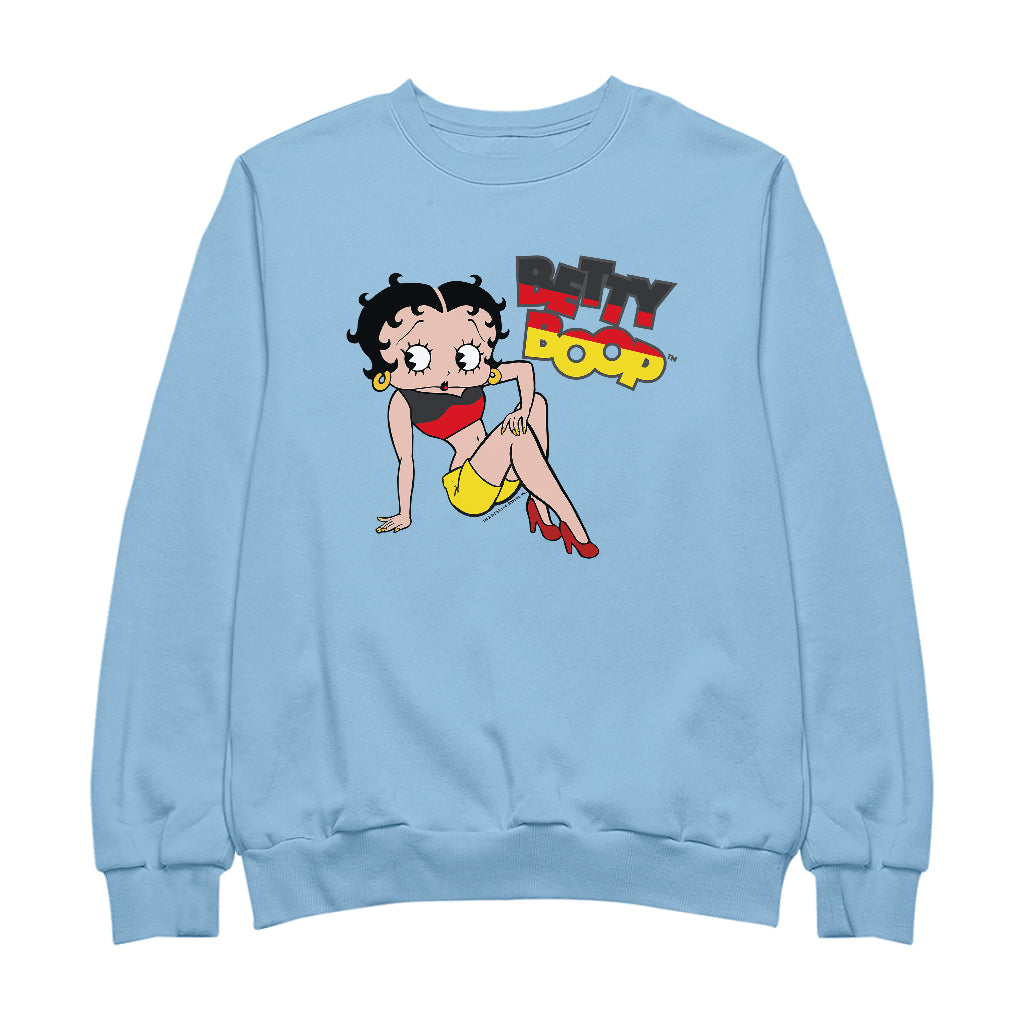 Betty Boop German Flag Clothing Men's Sweatshirt