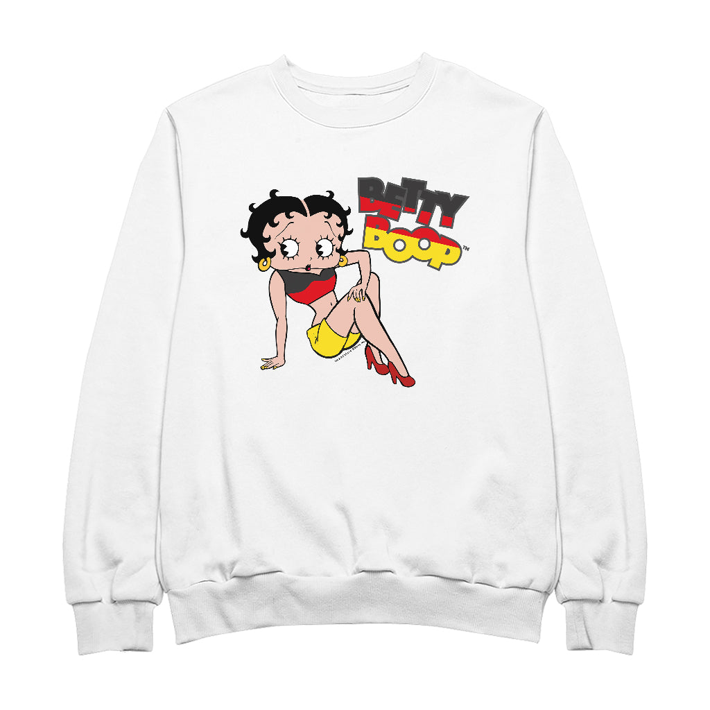 Betty Boop German Flag Clothing Men's Sweatshirt