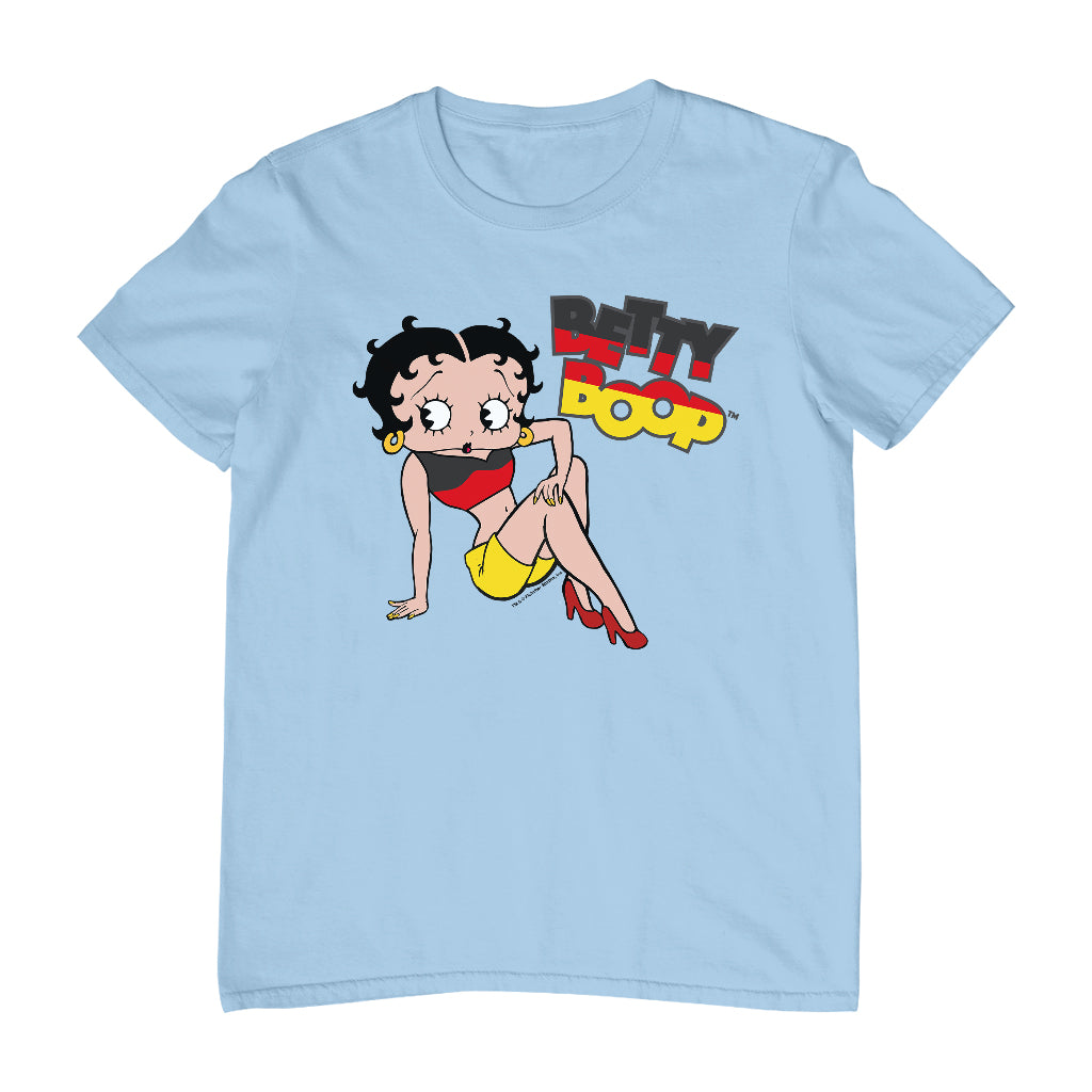 Betty Boop German Flag Clothing Men's T-Shirt