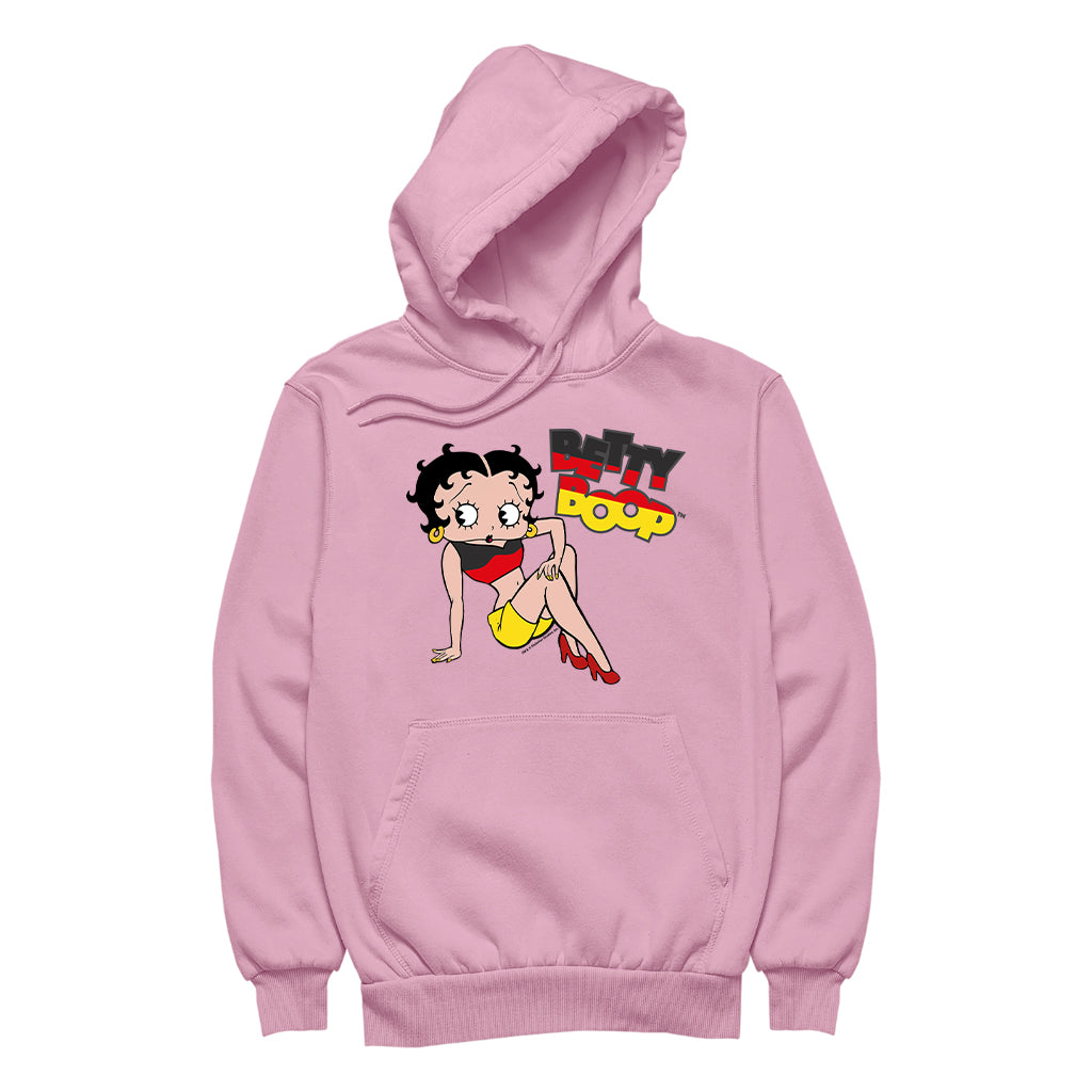 Betty Boop German Flag Clothing Women's Hooded Sweatshirt