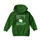 Betty Boop Four Leaf Clovers St Patrick's Day Kids Hooded Sweatshirt