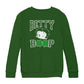 Betty Boop Four Leaf Clovers St Patrick's Day Kids Sweatshirt