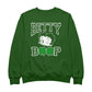 Betty Boop Four Leaf Clovers St Patrick's Day Men's Sweatshirt