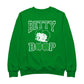 Betty Boop Four Leaf Clovers St Patrick's Day Men's Sweatshirt