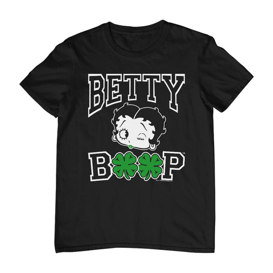 Betty Boop Four Leaf Clovers St Patrick's Day Men's T-Shirt