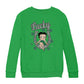 Betty Boop St Patrick's Day Lucky Horseshoe With Cloves Kids Sweatshirt