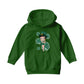 Betty Boop St Patrick's Day Green Dress and Hat Kids Hooded Sweatshirt