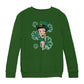 Betty Boop St Patrick's Day Green Dress and Hat Kids Sweatshirt
