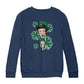 Betty Boop St Patrick's Day Green Dress and Hat Kids Sweatshirt