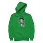Betty Boop St Patrick's Day Green Dress and Hat Women's Hooded Sweatshirt