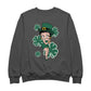 Betty Boop St Patrick's Day Green Dress and Hat Women's Sweatshirt