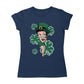 Betty Boop St Patrick's Day Green Dress and Hat Women's T-Shirt