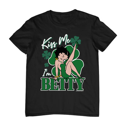 Kiss Me I'm Betty St Patrick's Day Men's T-Shirt