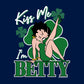 Kiss Me I'm Betty St Patrick's Day Men's Hooded Sweatshirt