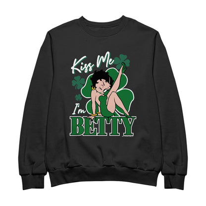 Kiss Me I'm Betty St Patrick's Day Women's Sweatshirt