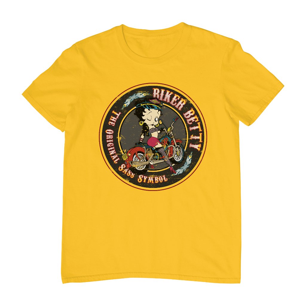 Betty Boop Biker Betty Men's T-Shirt