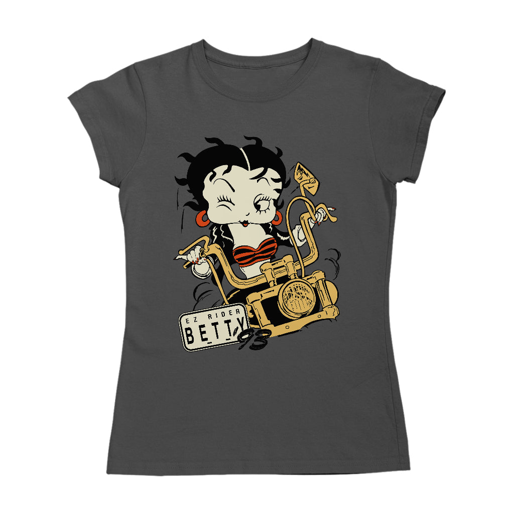 Betty Boop Ez Rider Betty Women's T-Shirt