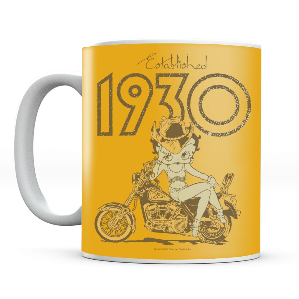 Betty Boop Established 1930 Golden Bike Mug