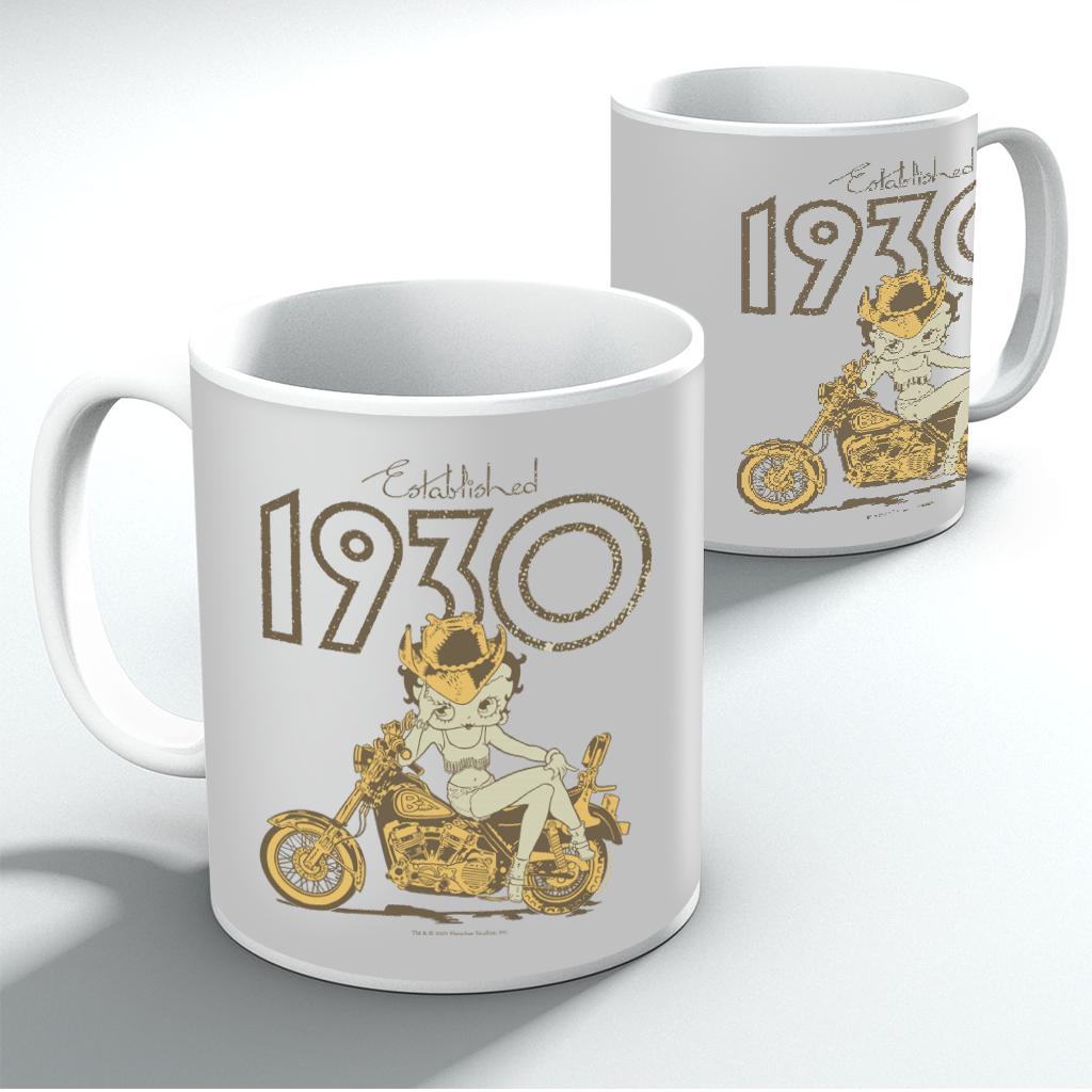 Betty Boop Established 1930 Golden Bike Mug