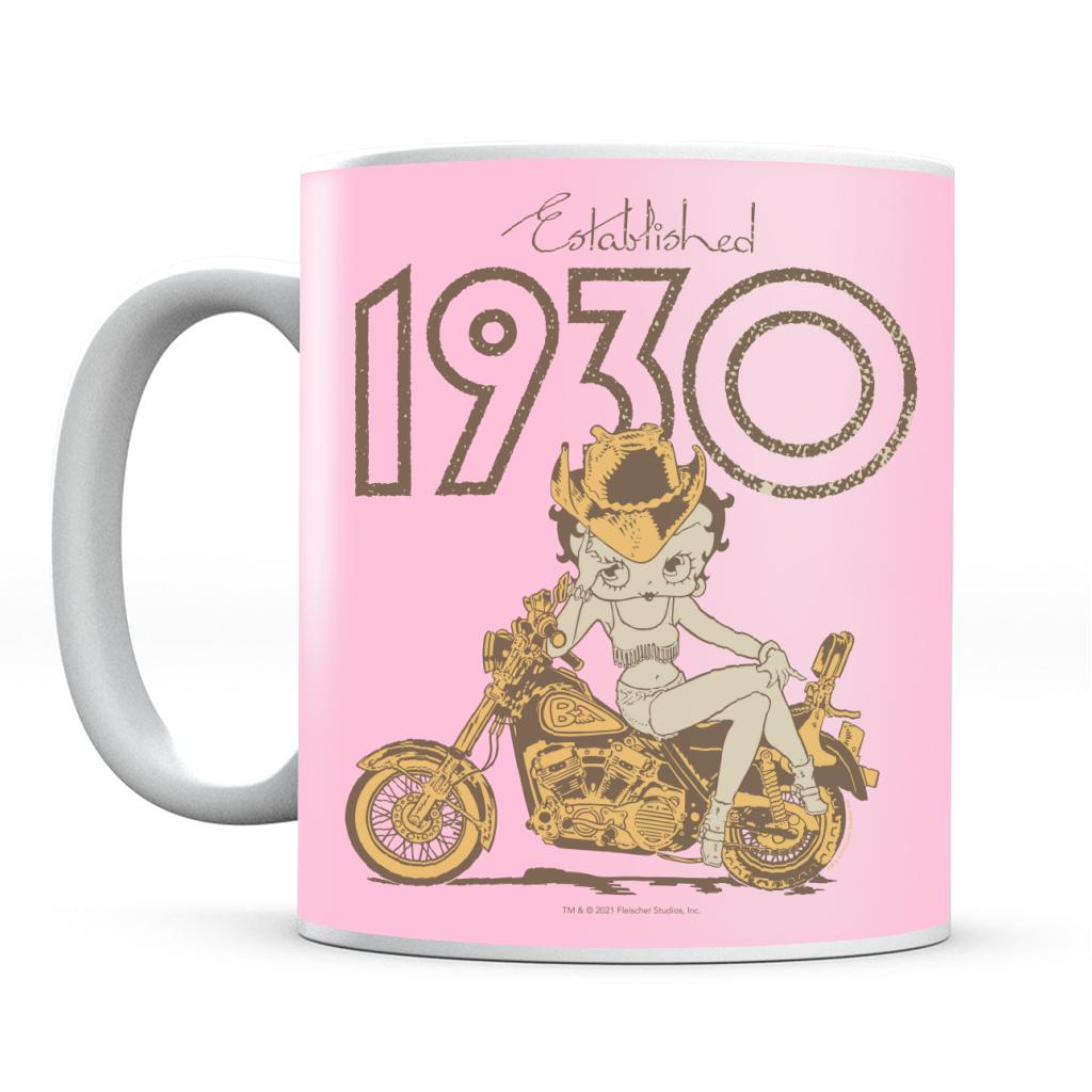 Betty Boop Established 1930 Golden Bike Mug