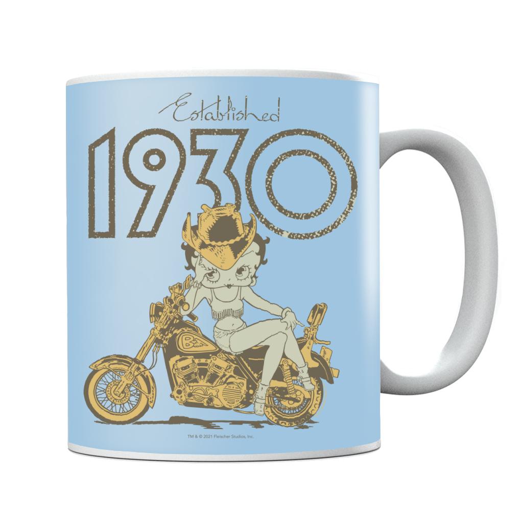 Betty Boop Established 1930 Golden Bike Mug