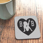 Betty Boop B B Silhouette Love Heart Coaster