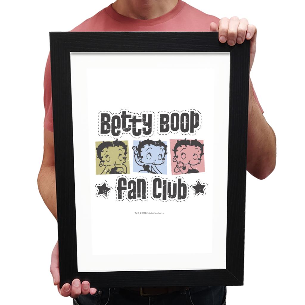 Betty Boop Fan Club Framed Print