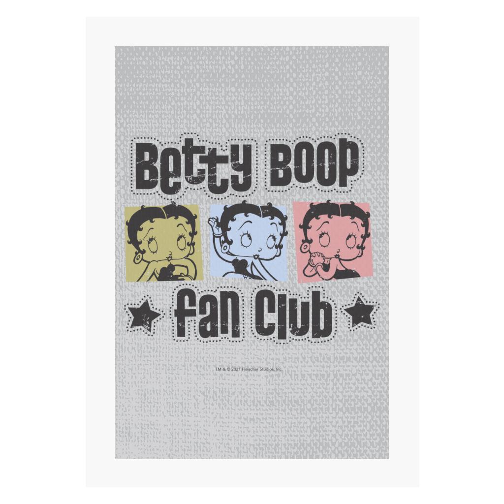 Betty Boop Fan Club A4 Print