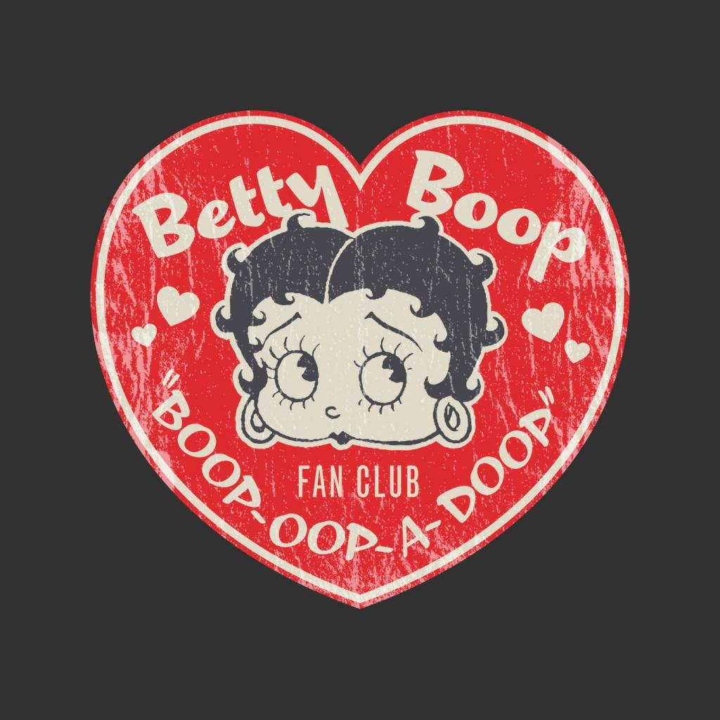 Betty Boop Oop A Doop Love Heart Kids Hooded Sweatshirt