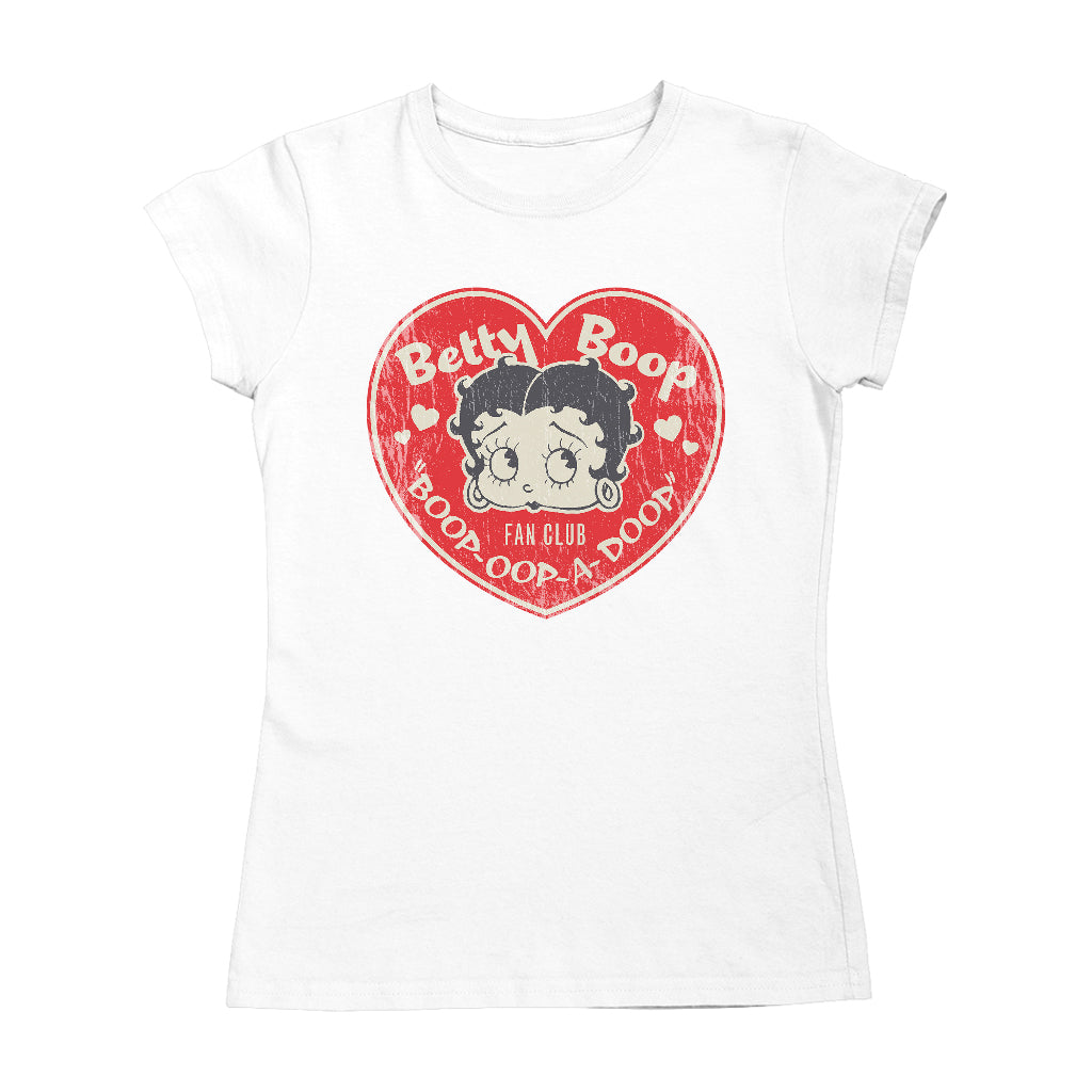Betty Boop Oop A Doop Love Heart Women's T-Shirt