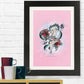 Betty Boop Roses Cutie Framed Print
