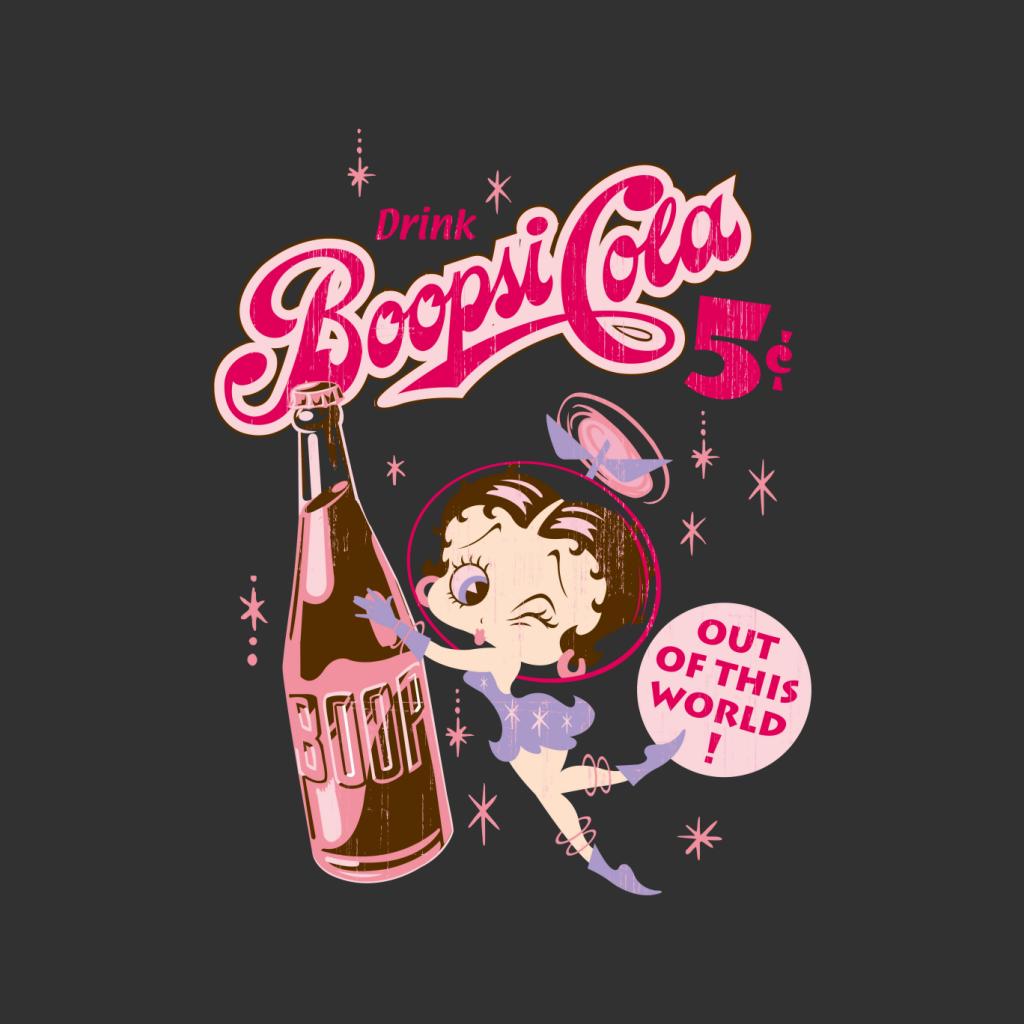 Betty Boop Drink Boopsi Cola Men's Hooded Sweatshirt