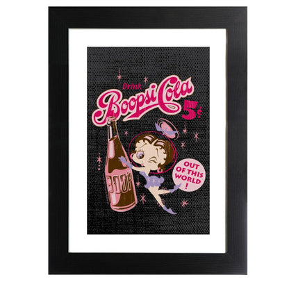 Betty Boop Drink Boopsi Cola Framed Print