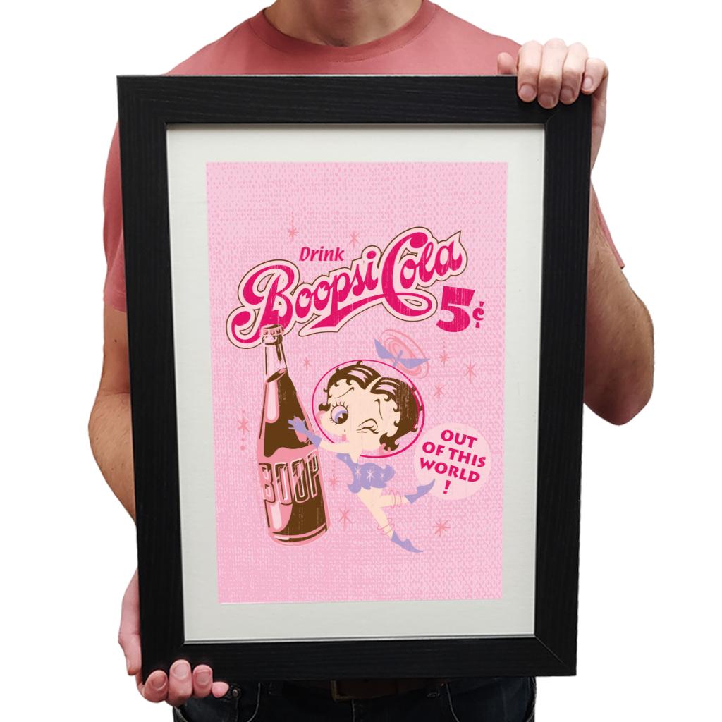 Betty Boop Drink Boopsi Cola Framed Print