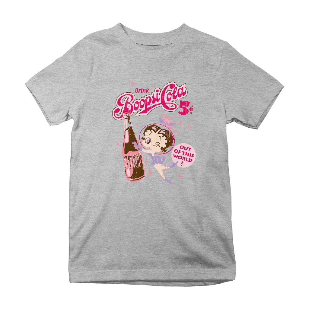 Betty Boop Drink Boopsi Cola Kids T-Shirt