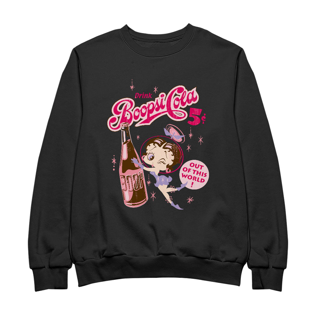 Betty Boop Drink Boopsi Cola Men's Sweatshirt