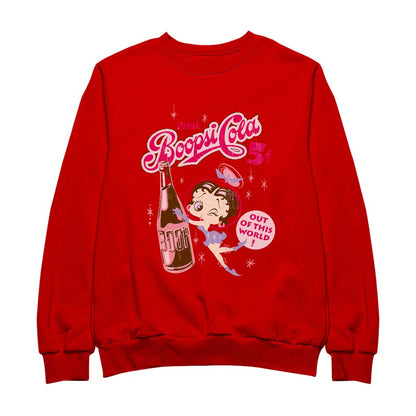 Betty Boop Drink Boopsi Cola Men's Sweatshirt