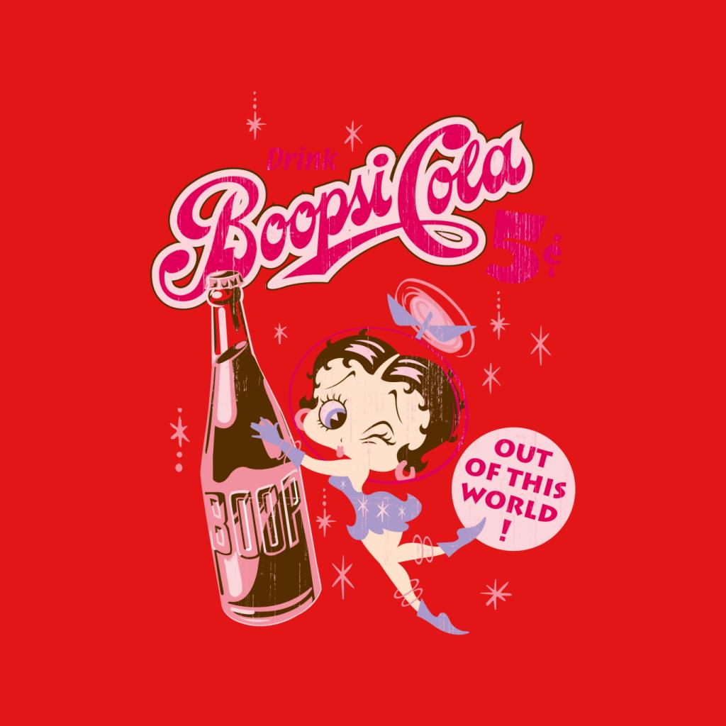 Betty Boop Drink Boopsi Cola Women's Hooded Sweatshirt