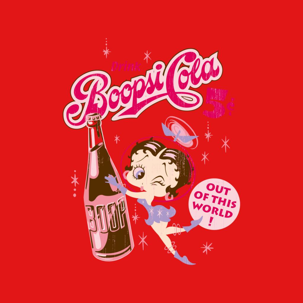 Betty Boop Drink Boopsi Cola Men's Hooded Sweatshirt