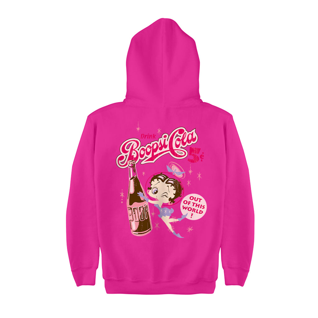 Betty Boop Drink Boopsi Cola Kids Hooded Sweatshirt