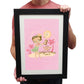 Betty Boop Bettys Coconut Suntan Oil Framed Print