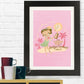 Betty Boop Bettys Coconut Suntan Oil Framed Print