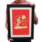 Betty Boop Bettys Coconut Suntan Oil Framed Print